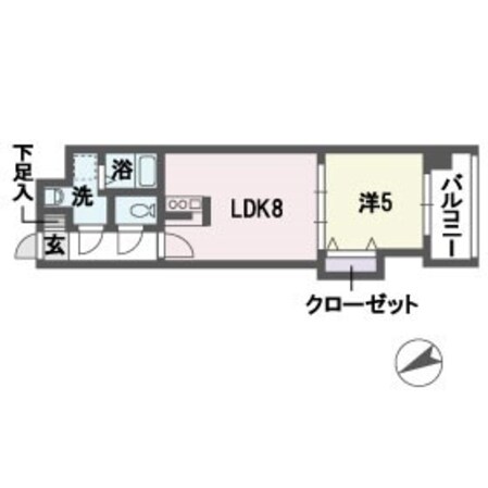 グラヴィス平尾の物件間取画像